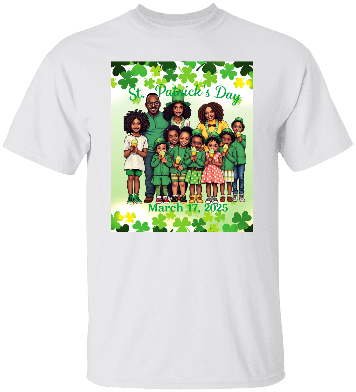 St. Patrick's Day Family Group Tee