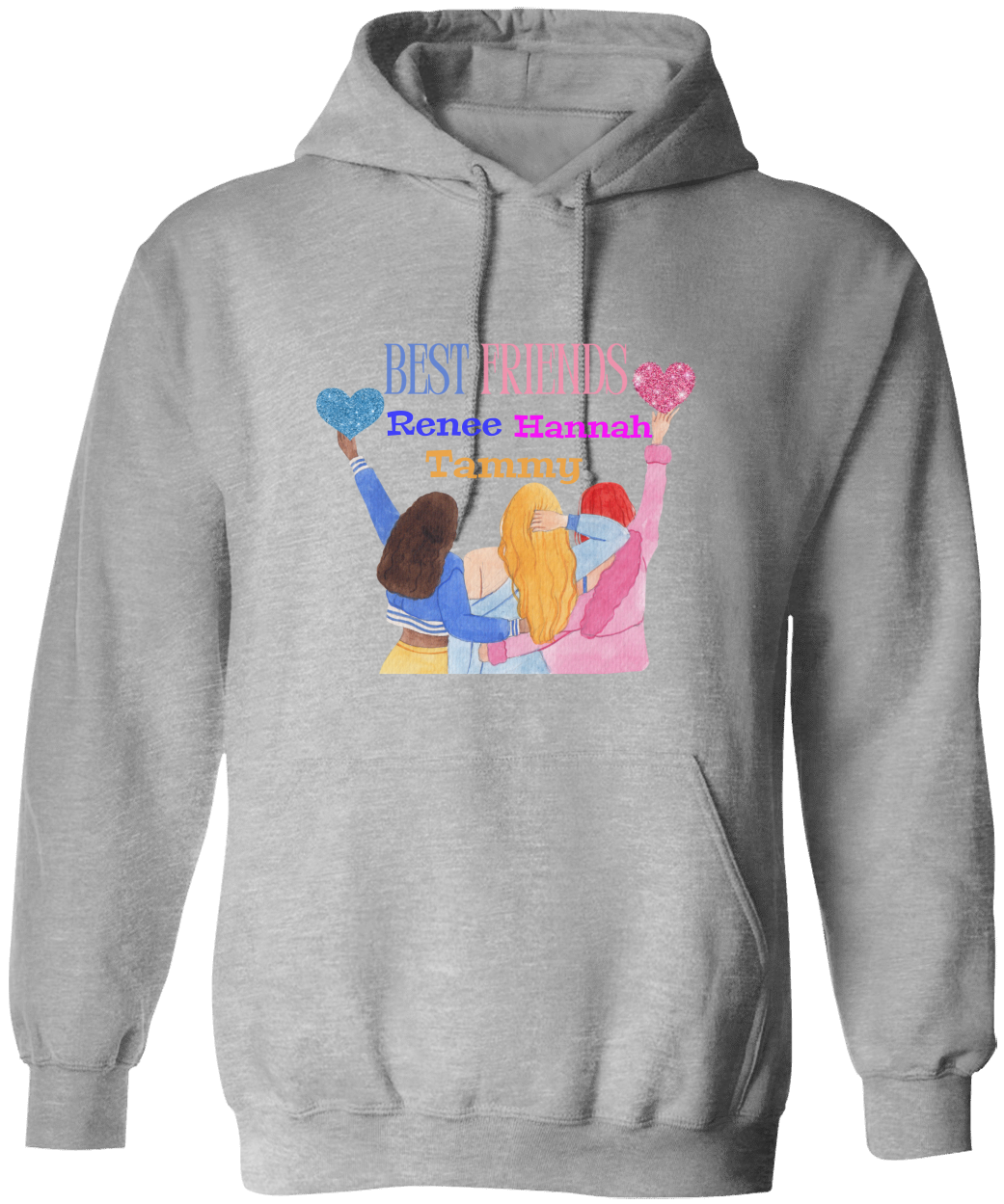 Personalize Best Friend Unisex Hoodie
