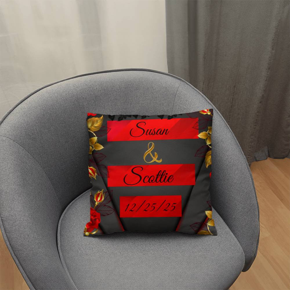 Personalize Couples Classic Pillow