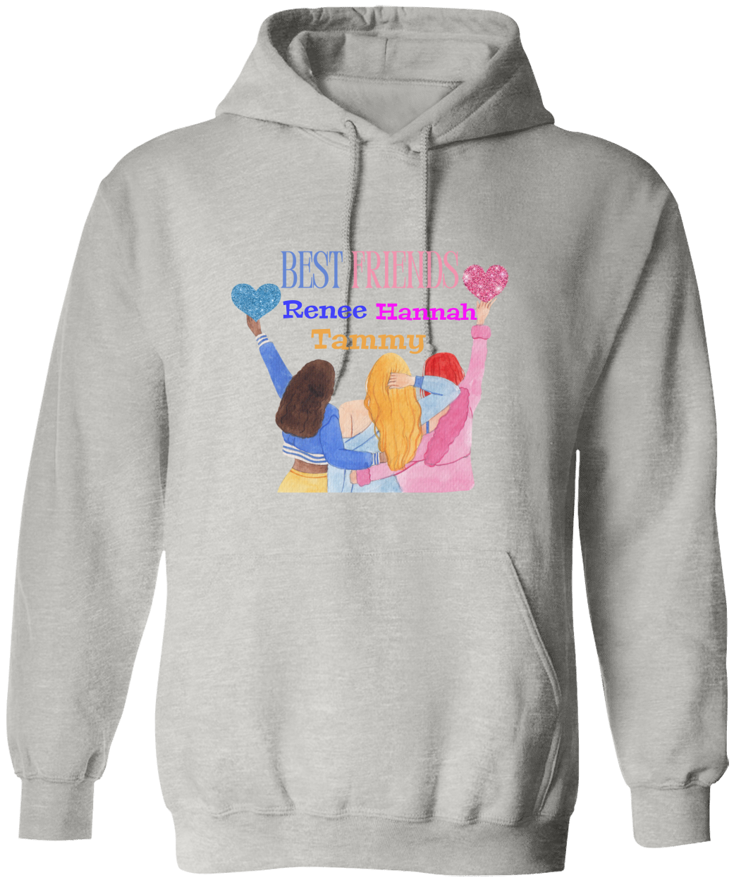 Personalize Best Friend Unisex Hoodie