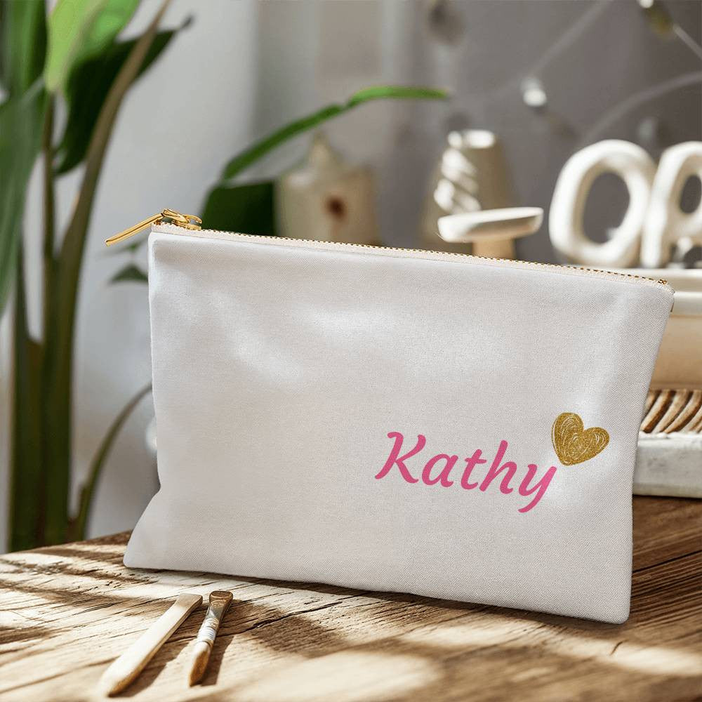 Personalized Bridesmaid Cosmetic Bag Large