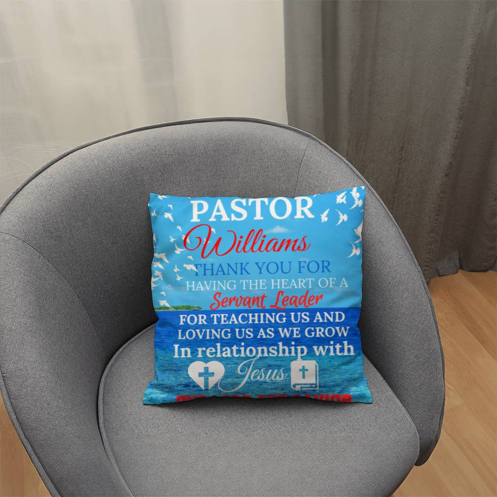 Pastor Personalized Classic Pillow