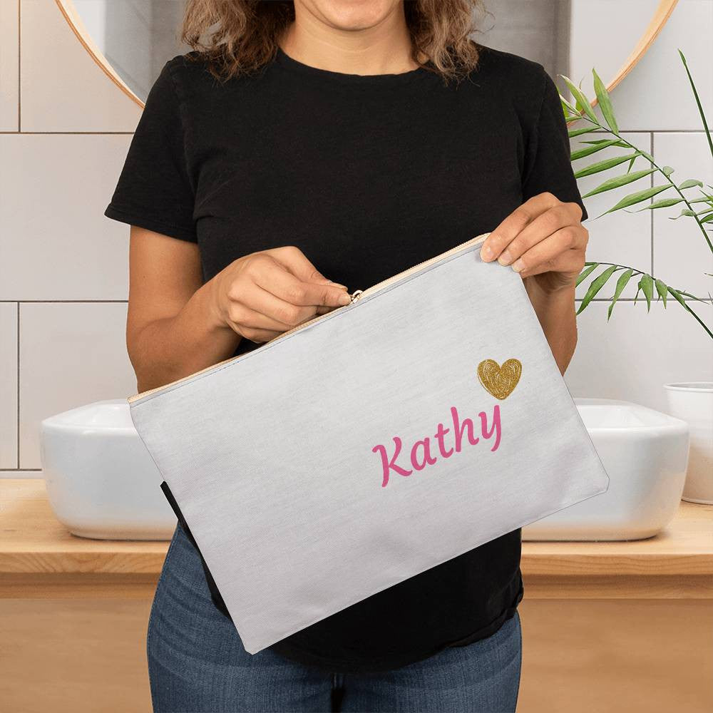 Personalized Bridesmaid Cosmetic Bag Large