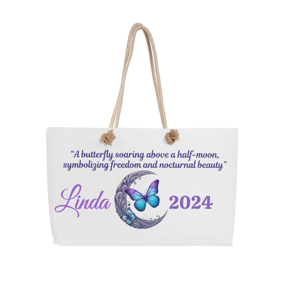 Personalize Women Weekender Tote