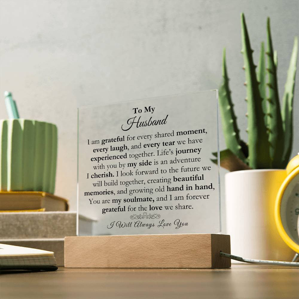 Printed Square Acrylic Plaque