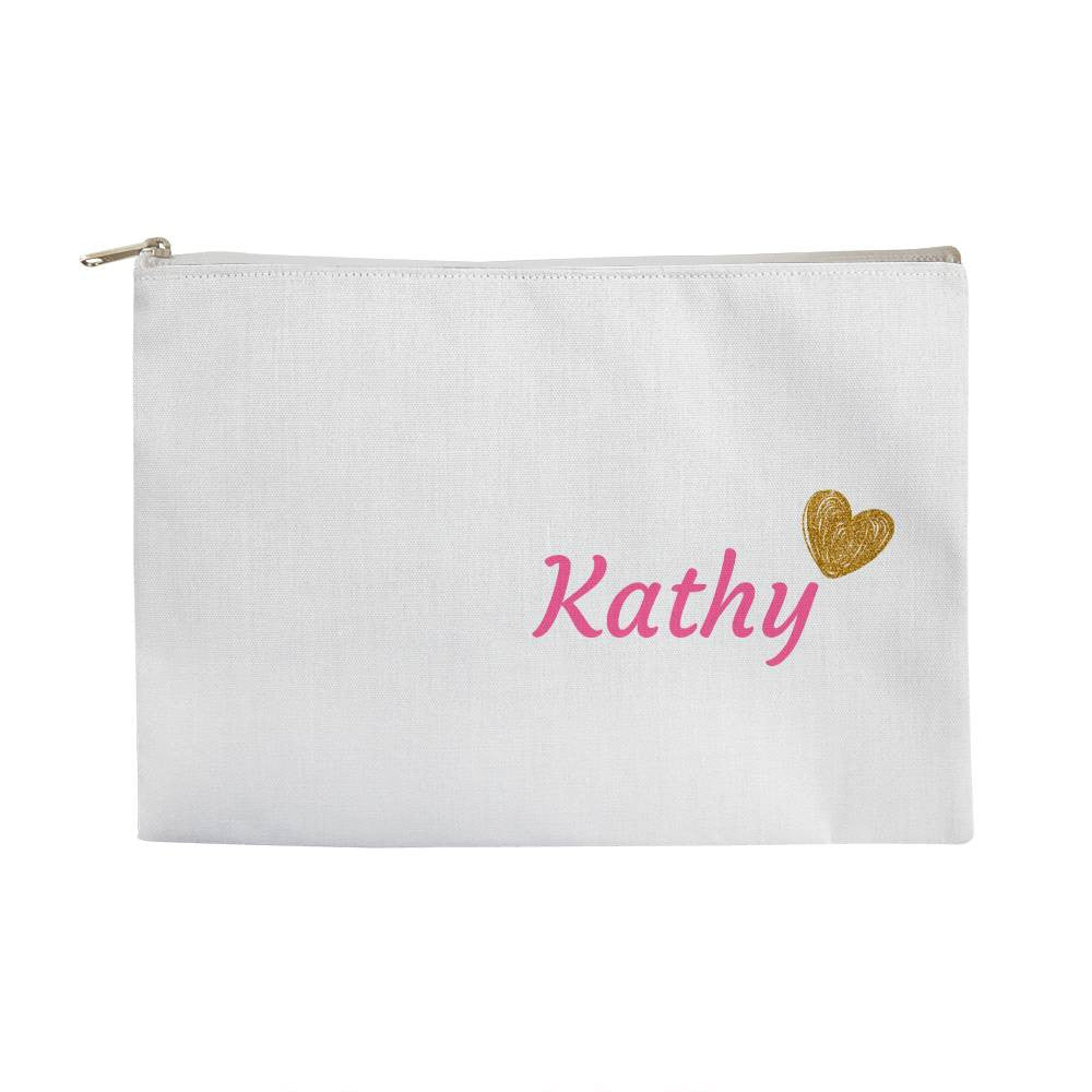 Personalized Bridesmaid Cosmetic Bag Large