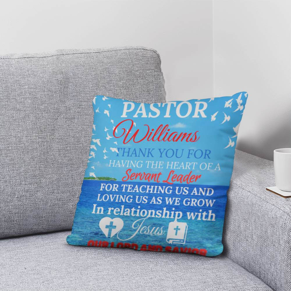 Pastor Personalized Classic Pillow