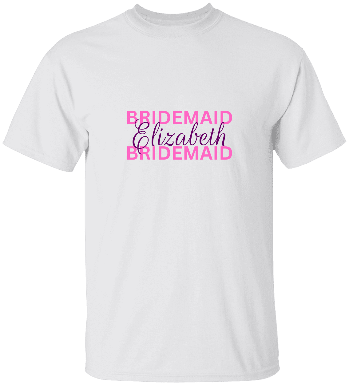 Personalized Braidmaid T-Shirt