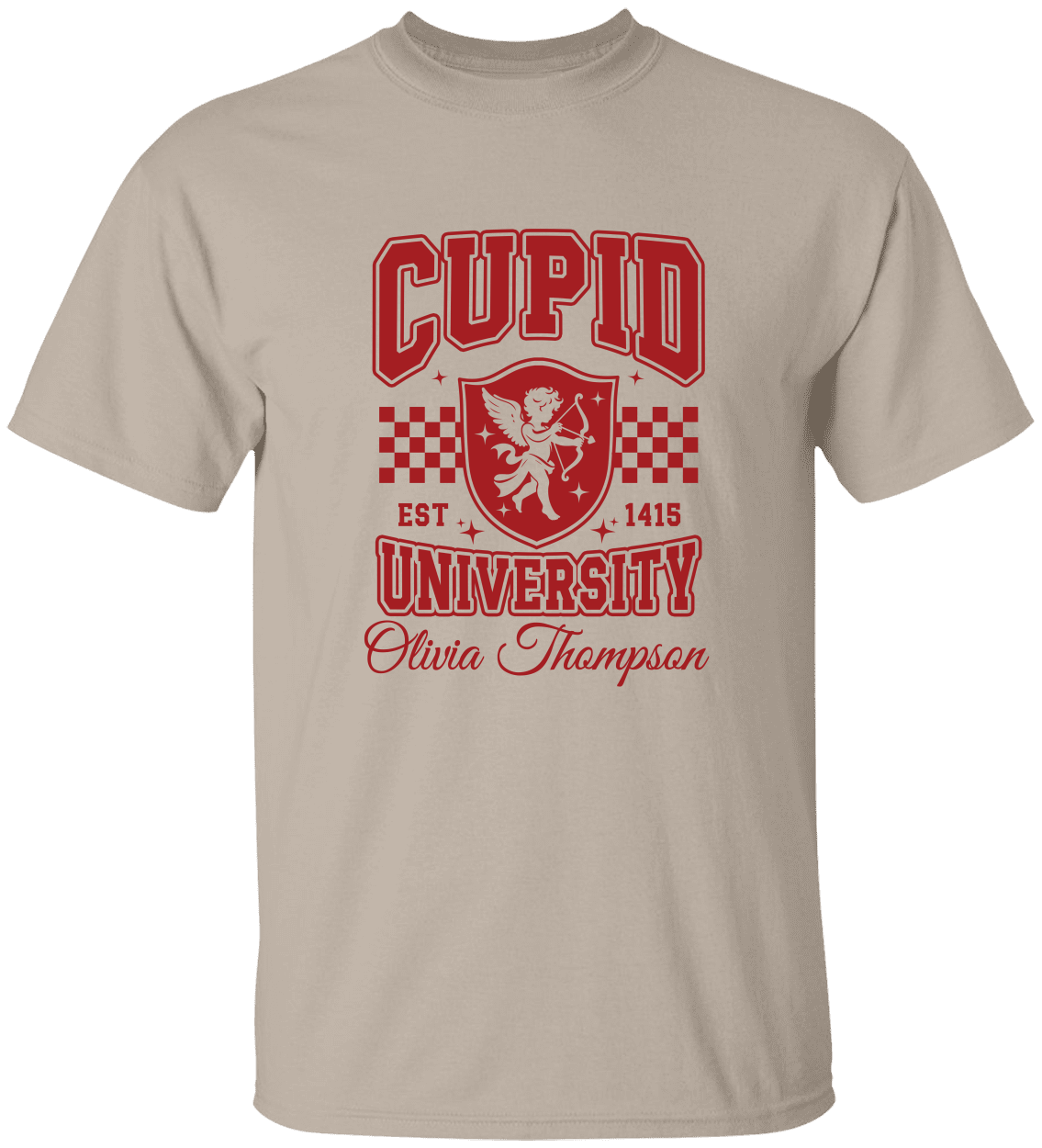 Personalized Cupid University T-Shirt & Sweatshirt