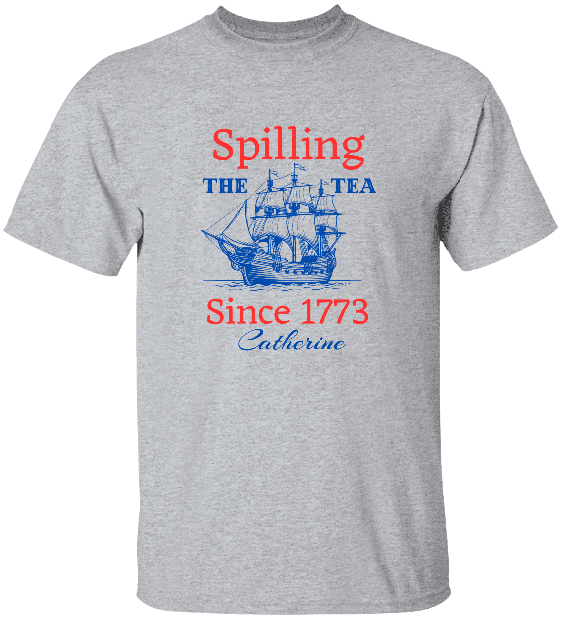 Personalized Spilling The Tea Unisex T-Shirt