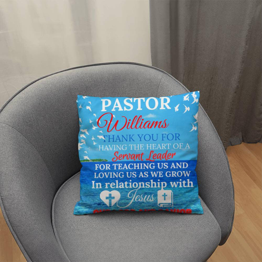 Pastor Personalized Classic Pillow