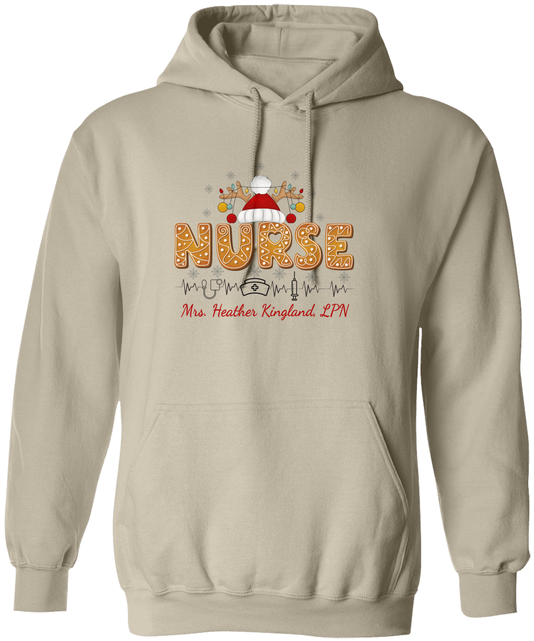 Christmas Personalize Nurse Sweatshirt, Hoodie