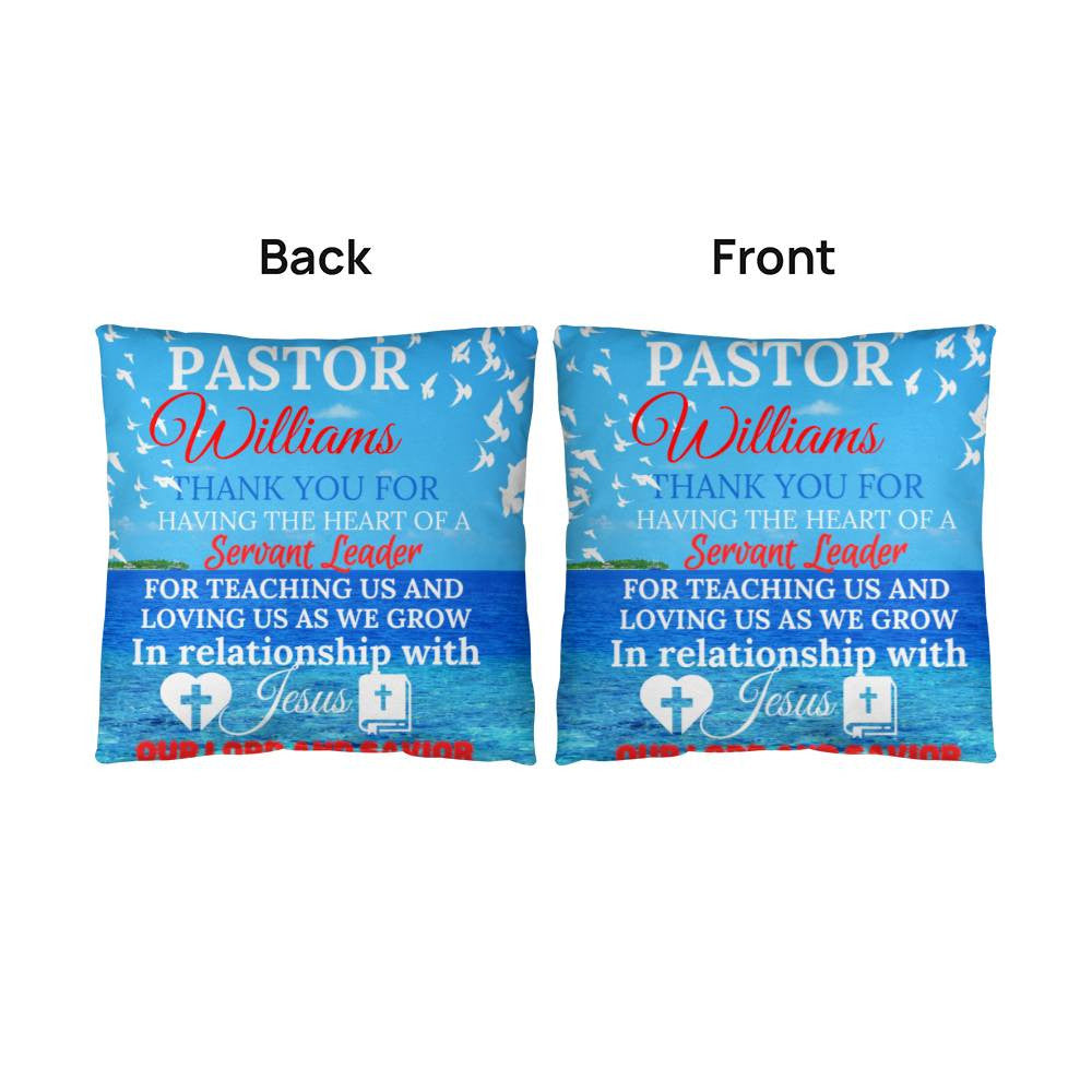 Pastor Personalized Classic Pillow