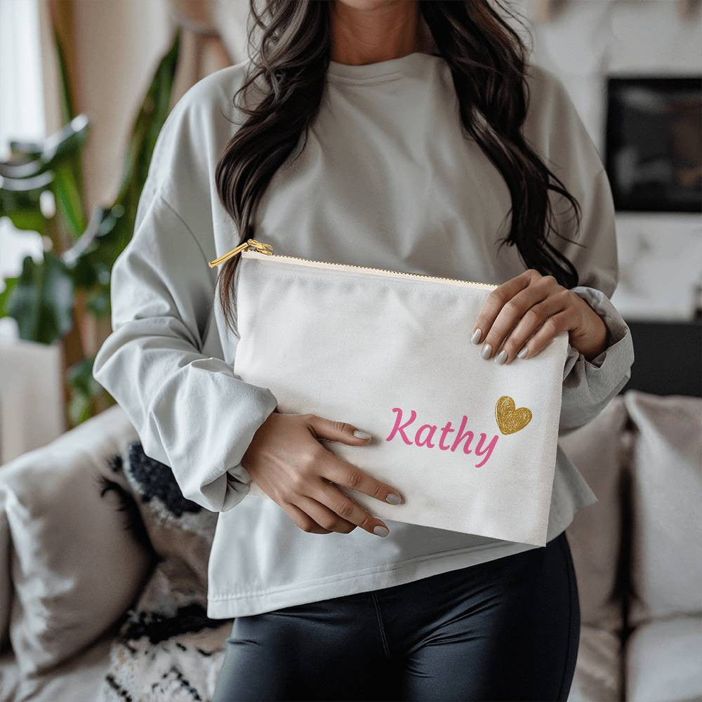 Personalized Bridesmaid Cosmetic Bag Large