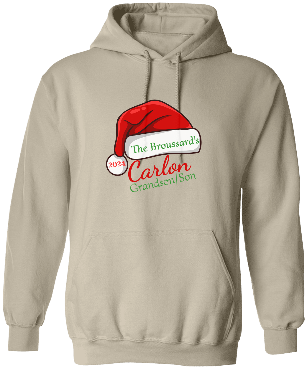 Personalized Christmas Family Unisex Hoodie and Sweatshirt
