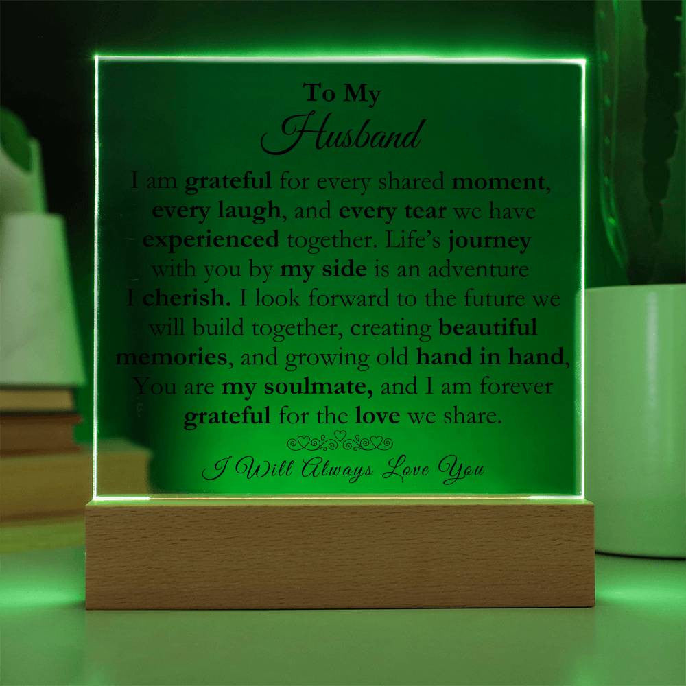 Printed Square Acrylic Plaque