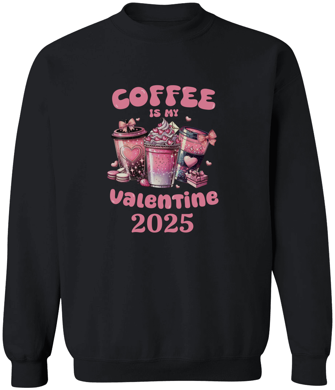 Personalization “Coffee Is My Valentine” T-Shirt & Sweatshirt
