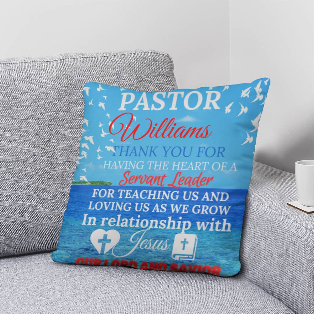Pastor Personalized Classic Pillow