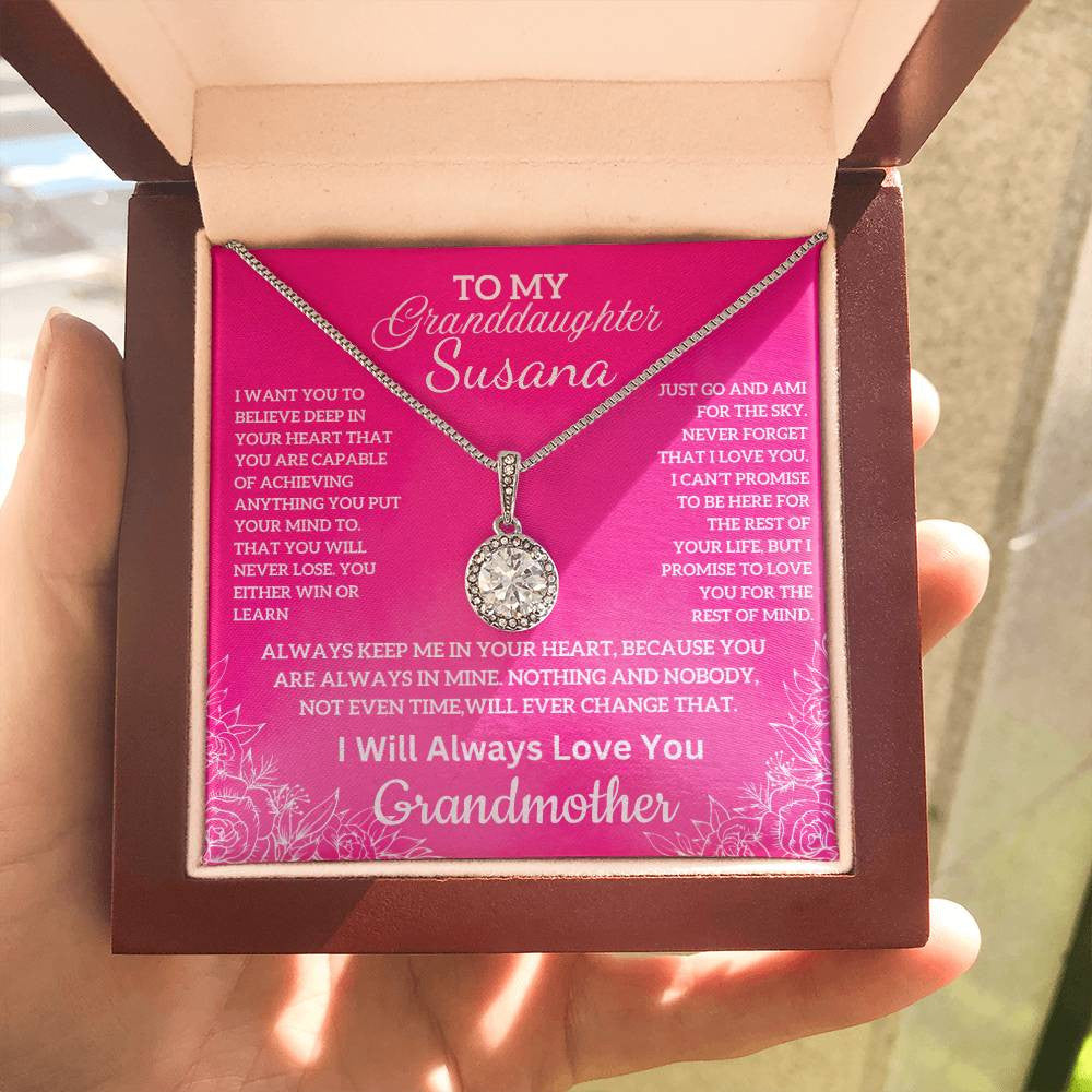 To My Granddaughter Eternal Hope Necklace