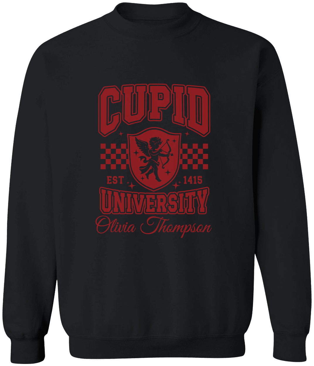 Personalized Cupid University T-Shirt & Sweatshirt