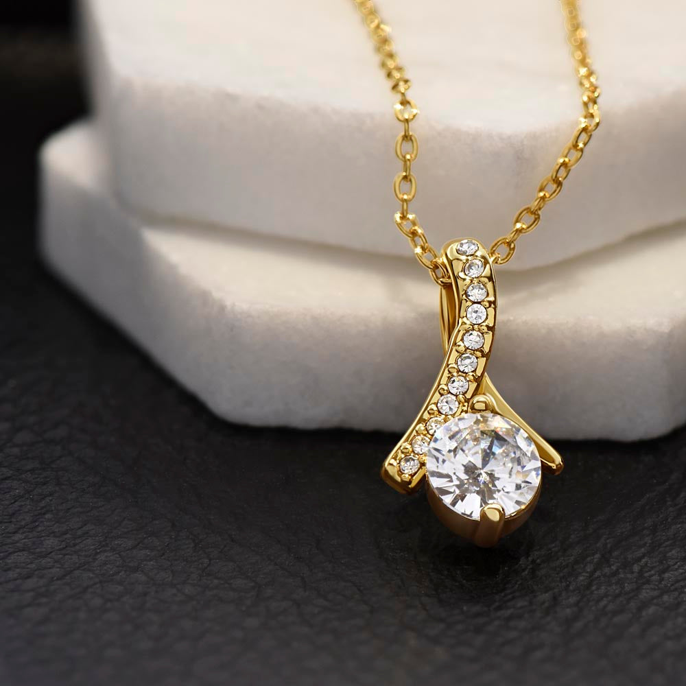 To My Future Wife Love Knot Necklace
