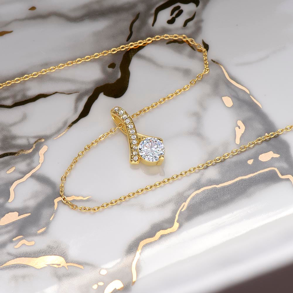To My Future Wife Love Knot Necklace