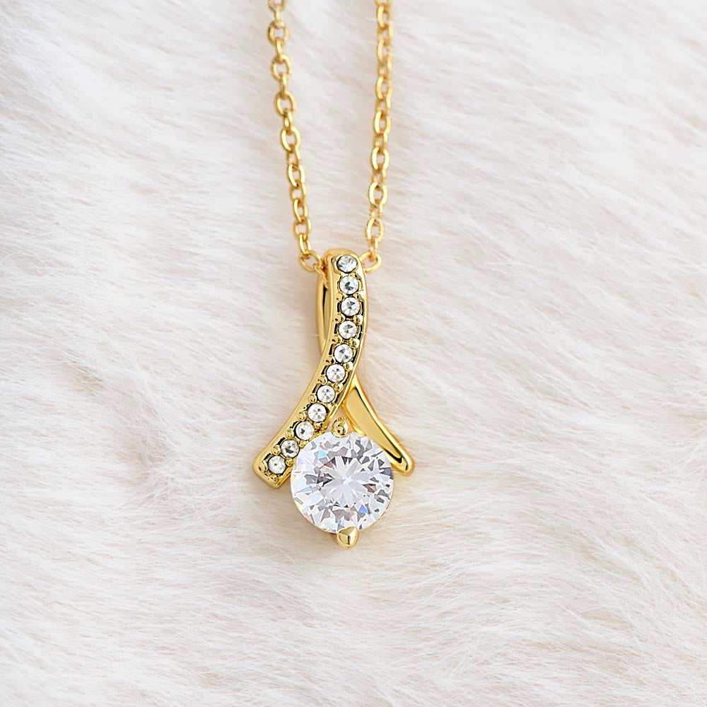 To My Future Wife Love Knot Necklace