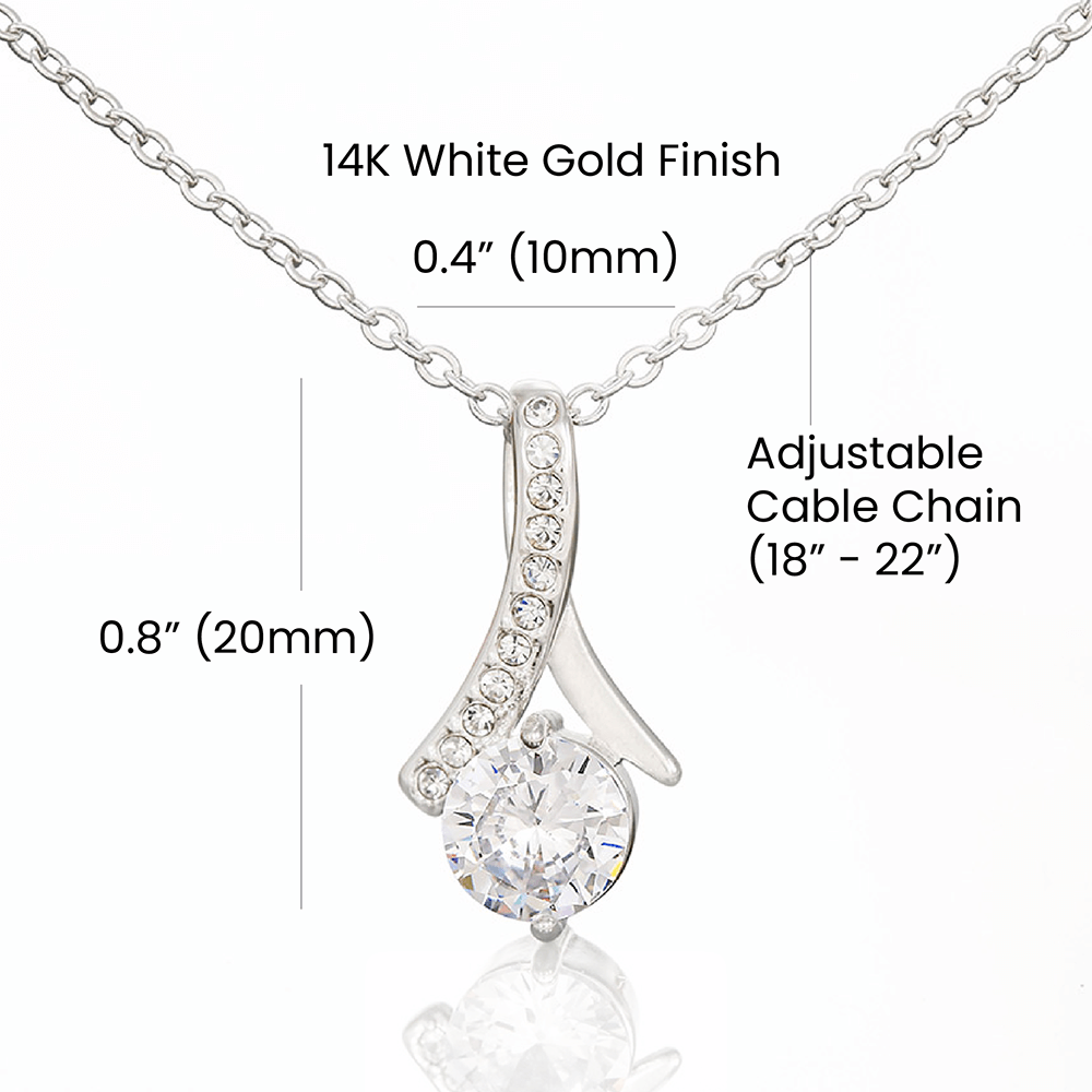 To My Future Wife Love Knot Necklace