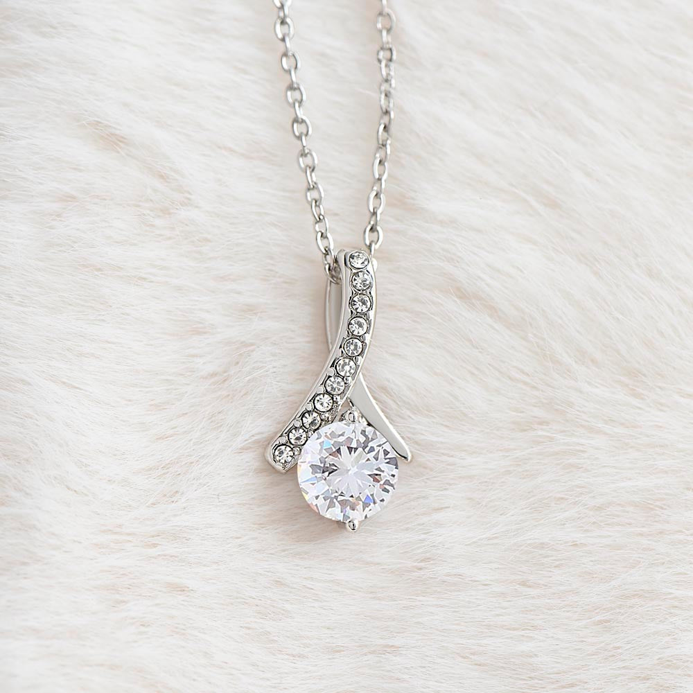 To My Future Wife Love Knot Necklace