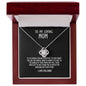 To My Loving Mom | I Love You - Love Knot Necklace