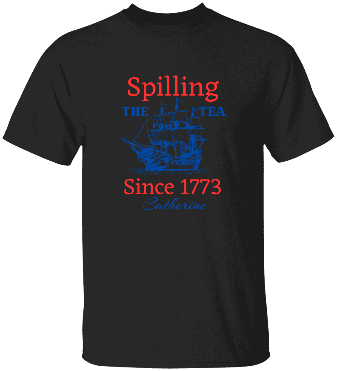 Personalized Spilling The Tea Unisex T-Shirt