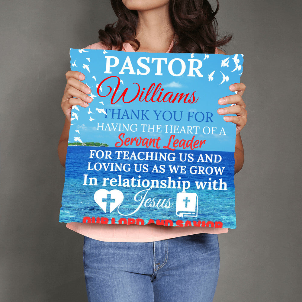 Pastor Personalized Classic Pillow
