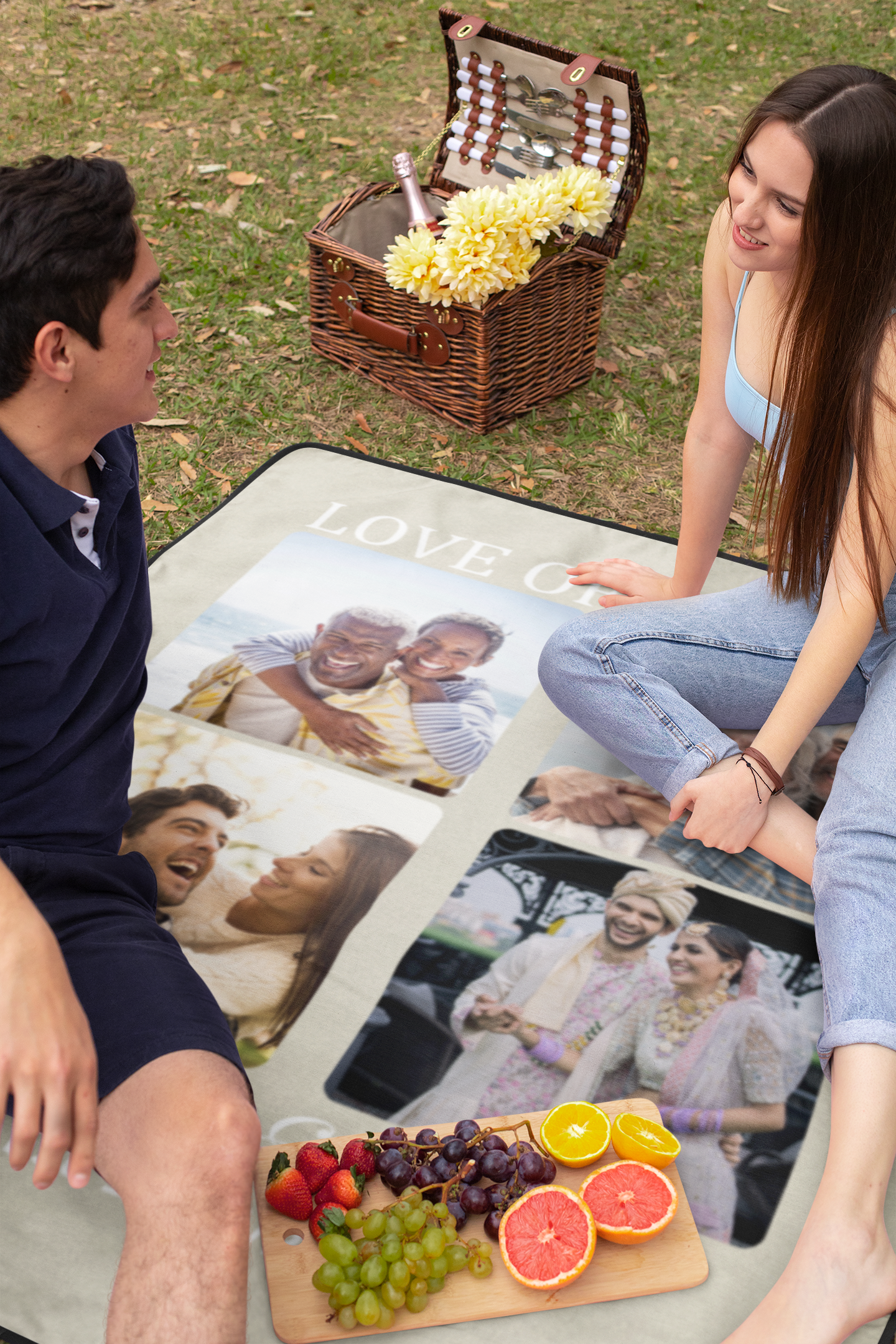 Personalize Couple /Friends Blanket (3)sizes