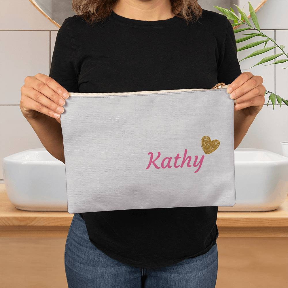Personalized Bridesmaid Cosmetic Bag Large