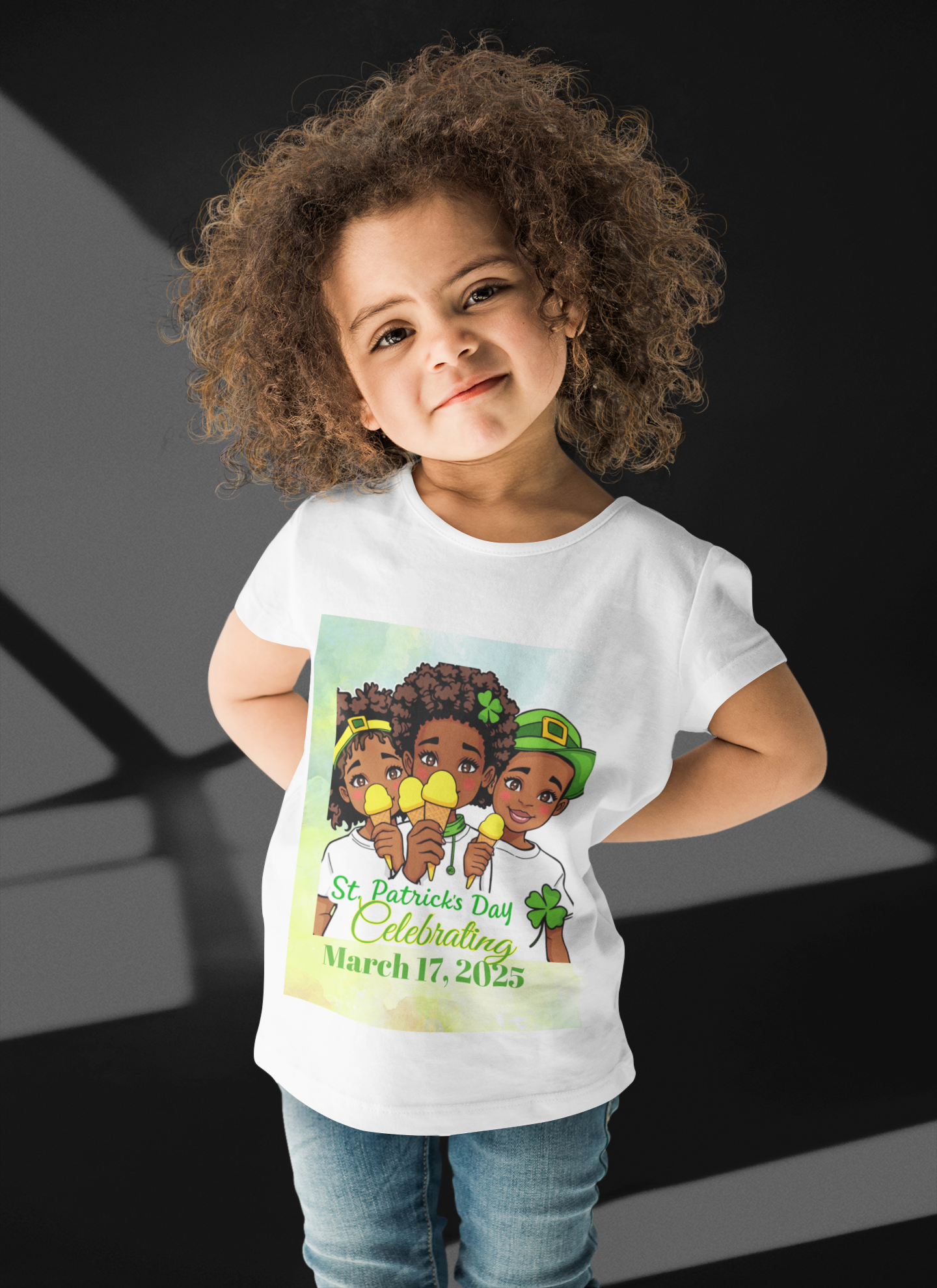 Celebrating St. Patrick's Day Kids Heavy Cotton™ Tee