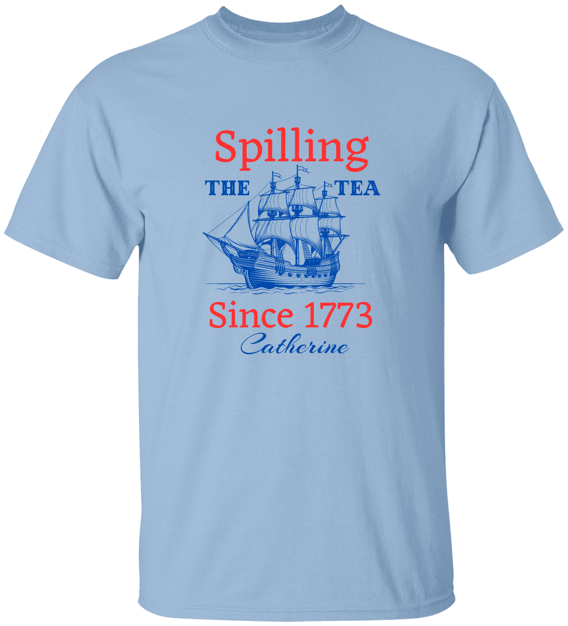 Personalized Spilling The Tea Unisex T-Shirt