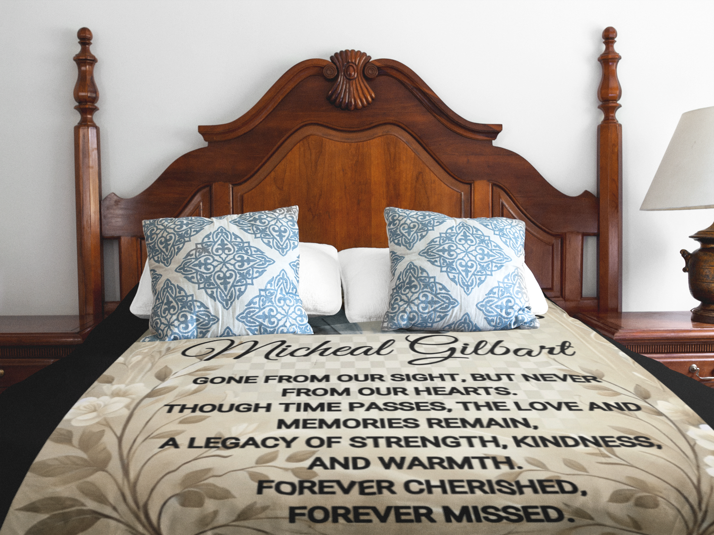 Personalized Memorial Blanket (3) Types