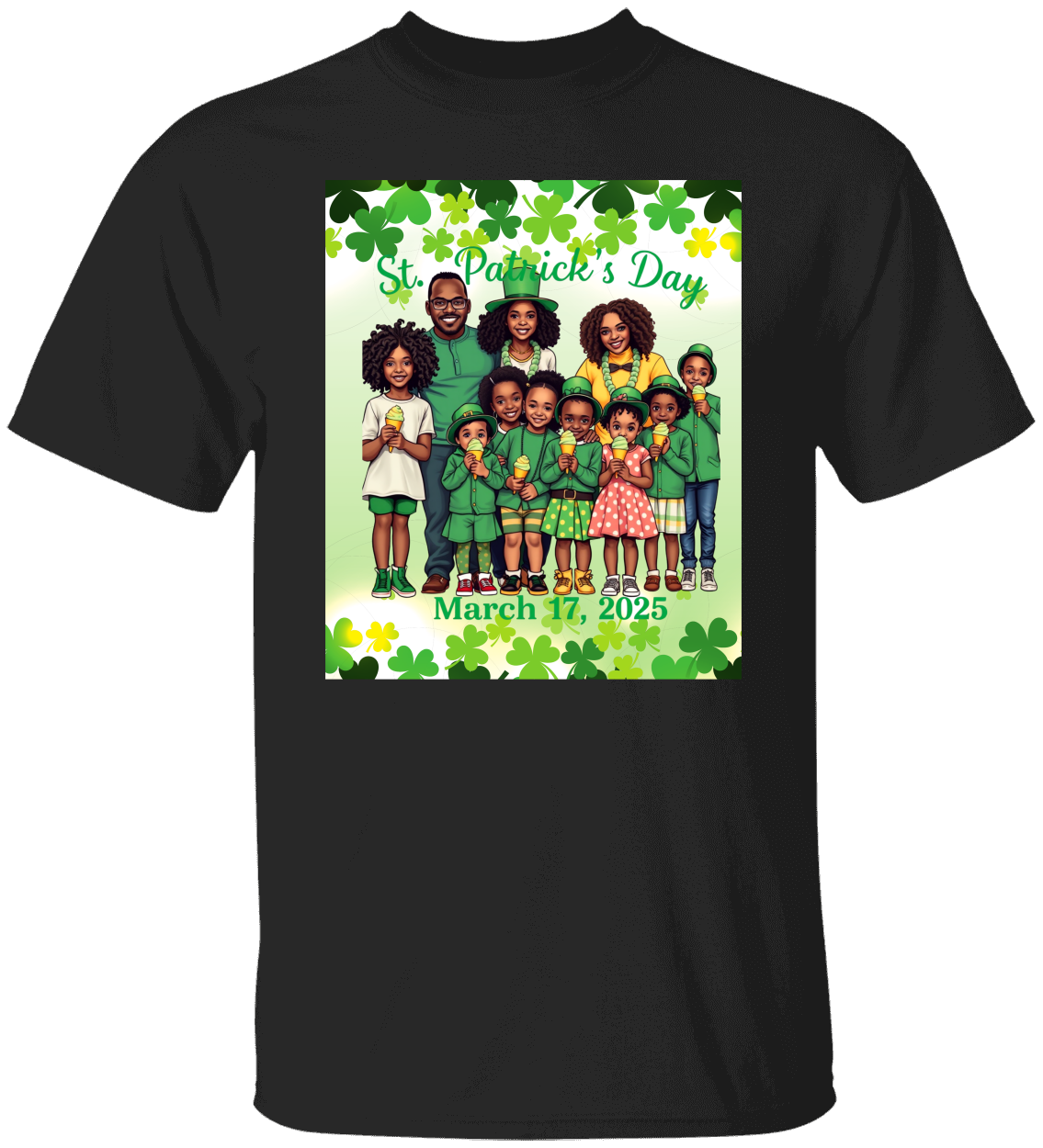St. Patrick's Day Family Group Tee