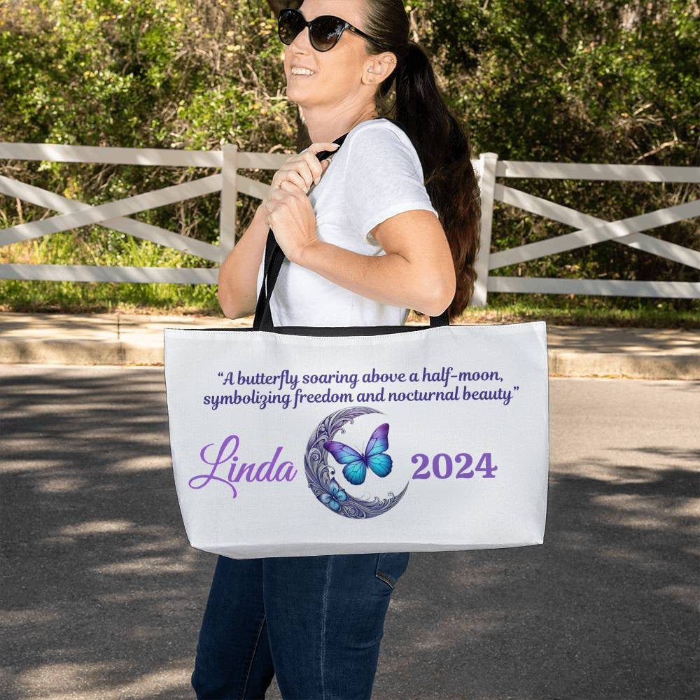 Personalize Women Weekender Tote