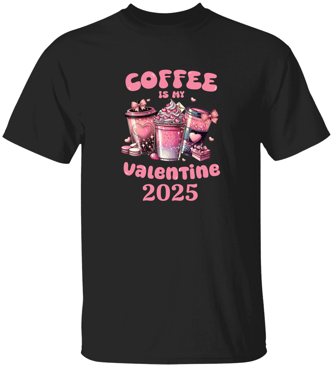 Personalization “Coffee Is My Valentine” T-Shirt & Sweatshirt