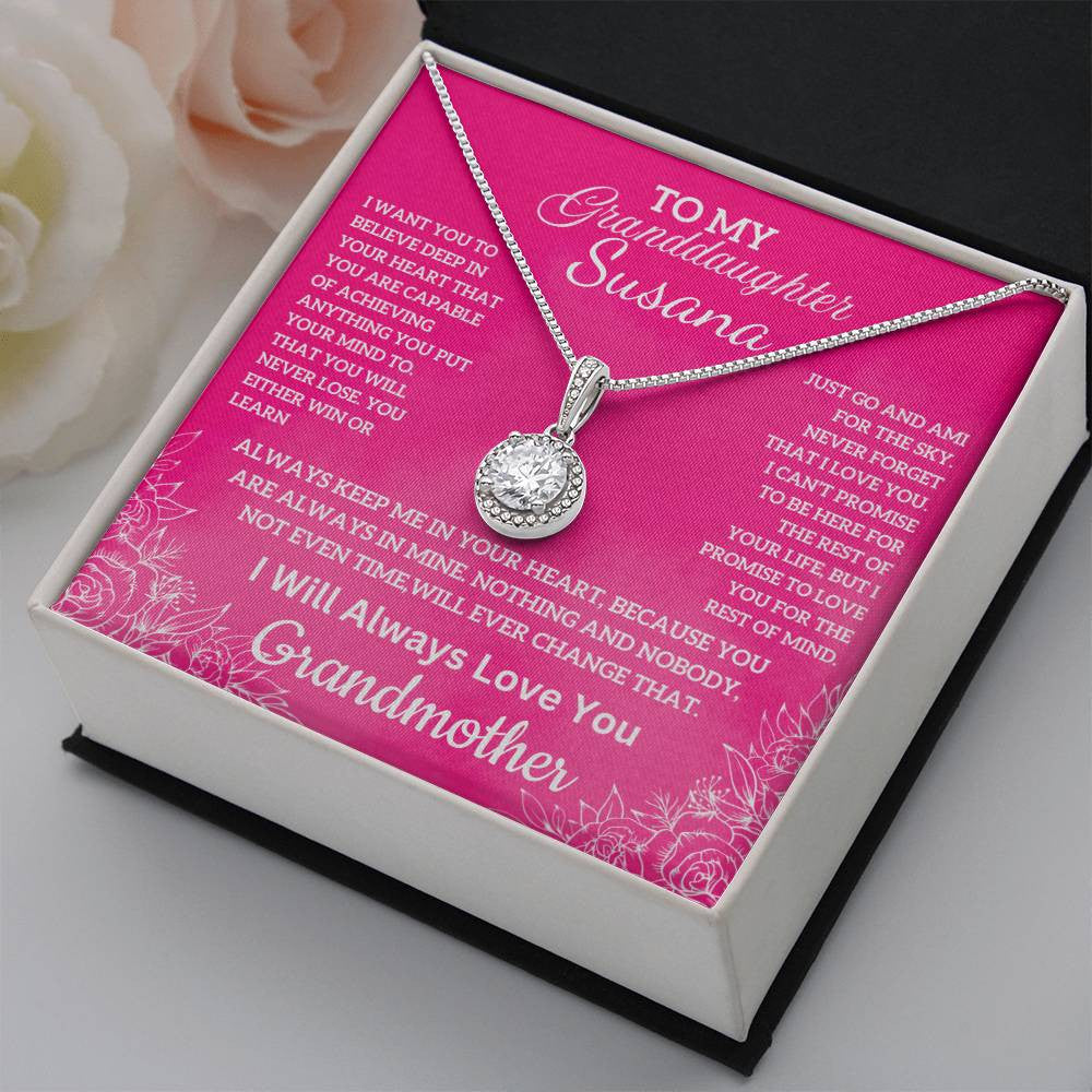 To My Granddaughter Eternal Hope Necklace