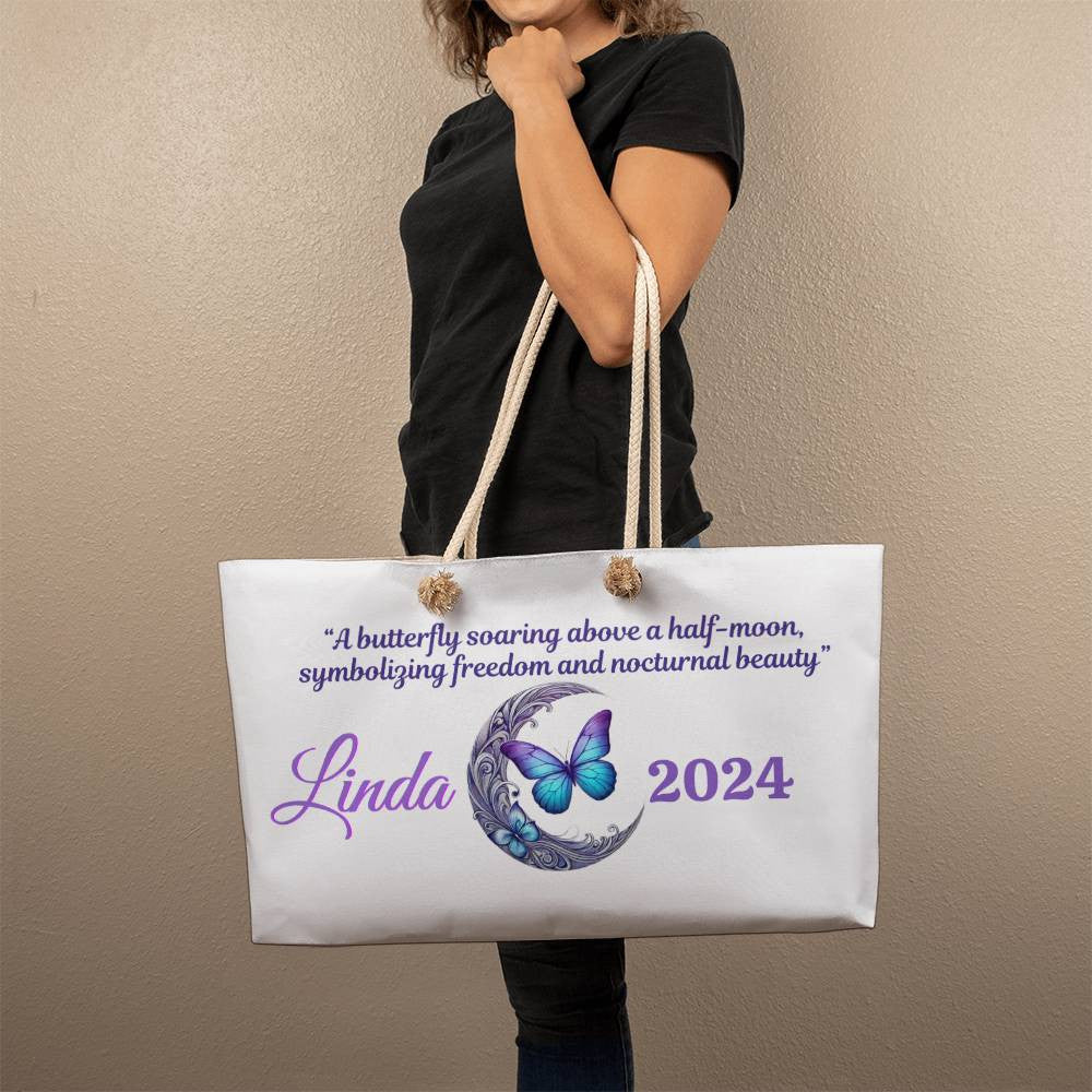 Personalize Women Weekender Tote