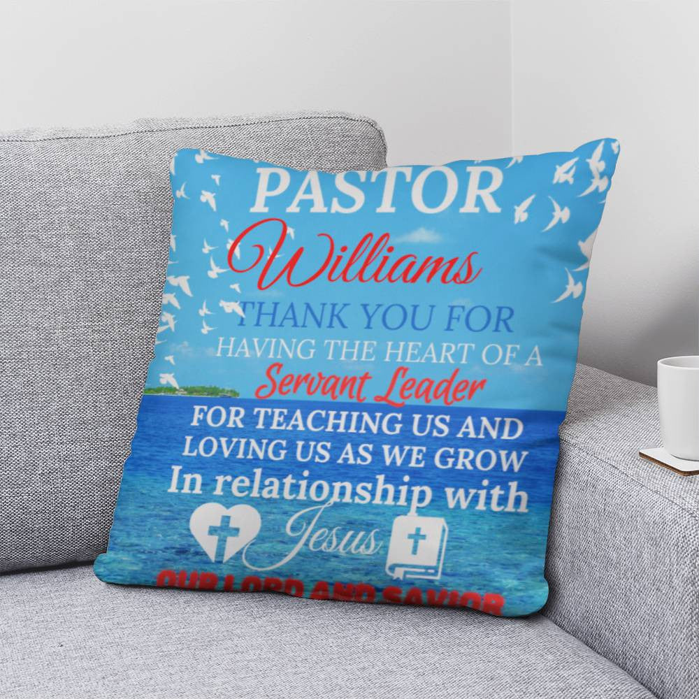 Pastor Personalized Classic Pillow