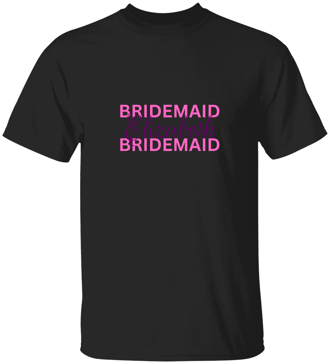 Personalized Braidmaid T-Shirt