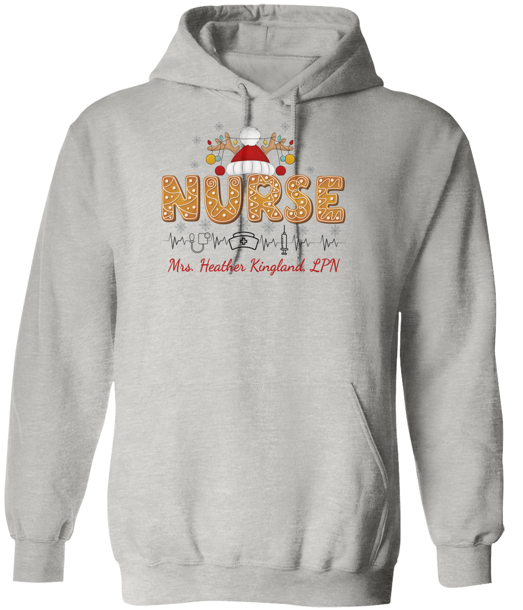 Christmas Personalize Nurse Sweatshirt, Hoodie