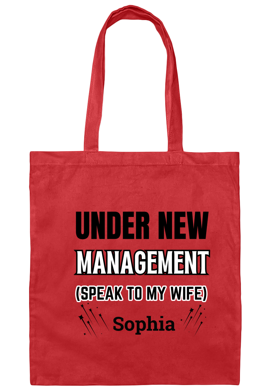 Personalized Canvas Tote Bag