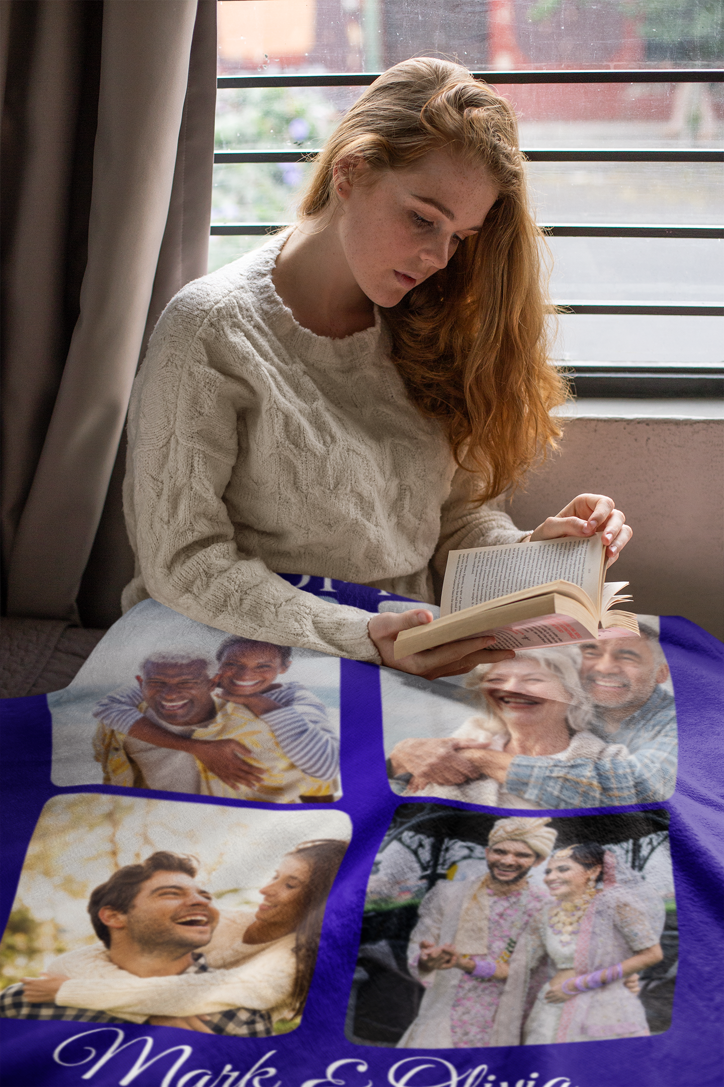 Personalize Couple /Friends Blanket (3)sizes
