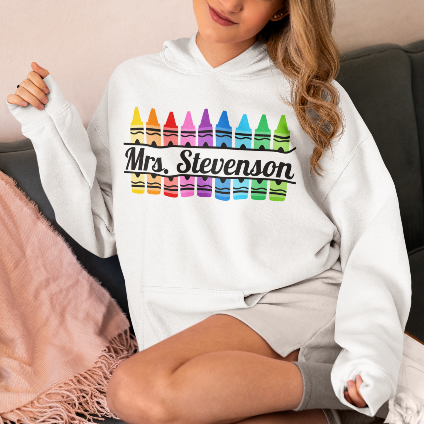 Teacher Personalized Unisex Hooded Sweatshirt
