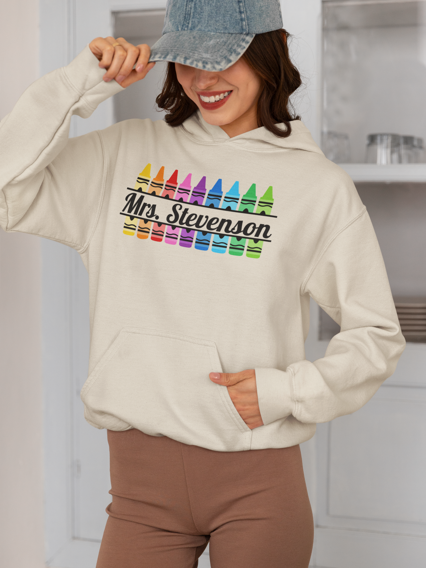 Teacher Personalized Unisex Hooded Sweatshirt