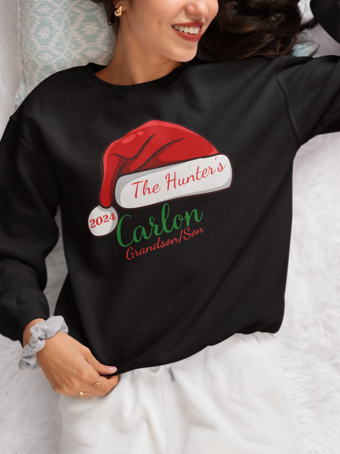 Personalized Christmas Family Unisex Hoodie and Sweatshirt